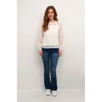 Cream Blusa 'Kit' branco