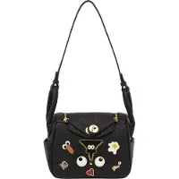MyMo Pop Mala de ombro 'Pop Eyetheme' ouro / vermelho / preto / branco