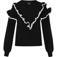 Faina Pullover preto / branco