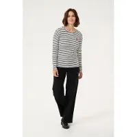Kaffe Camisa 'KALiddy' preto / branco