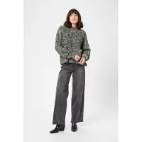 Kaffe Pullover preto / branco