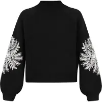 IZIA Pullover preto / prata