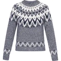 Dreimaster Pullover 'Vintage' marinho / branco