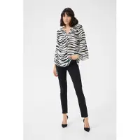 Kaffe Blusa 'Lea' preto / branco