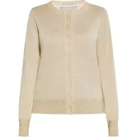 Dreimaster Klassik Casaco de malha creme