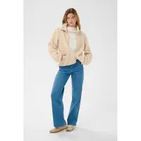 Kaffe Casaco de velo 'KAAlly' creme