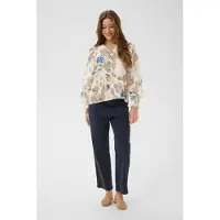 Cream Blusa 'CRLucia' bege / azul / castanho / verde
