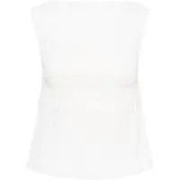 Kaffe Blusa 'KAbethany' branco / branco natural
