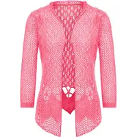 Ebeeza Casaco de malha rosa