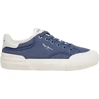 Pepe Jeans para mulher. PLS300017 Tênis Taylor Basic marinho (37), Azul, Tecido, Plano, Cordão, Casual