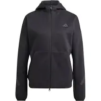 Adidas Casaco de treino em moletão 'Z.N.E.' antracite / preto
