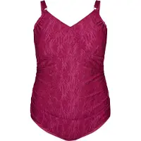 Swim By Zizzi Fato de banho 'Smikka' vermelho violeta