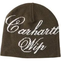Carhartt WIP Gorros 'Travon' oliveira / branco