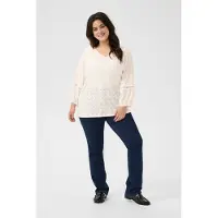 KAFFE CURVE Blusa 'KCTara' branco pérola