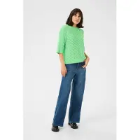 Kaffe Pullover 'KAKani' verde néon