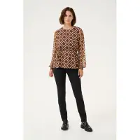 Kaffe Blusa castanho