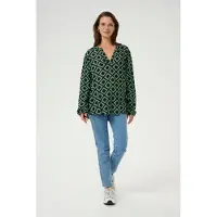 Kaffe Blusa 'KASary Tilly' verde / verde claro / preto