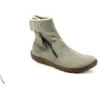 El naturalista para mulher. 254571110005_039 Botins em pele N5457 cinzento (40), Couro, Plano, Zíper, Casual, Cinza
