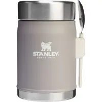 Stanley The Legendary Food Jar + Spork 2.0 14oz, Ash 10-09382-111 recipiente para alimentos com tampa de rosca, 400 ml