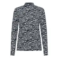 Soaked in luxury Camisa 'Hanadi' preto / branco