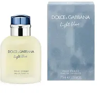 Dolce&Gabbana Perfume Light Blue Pour Homme Eau De Toilette 75ml Vapo