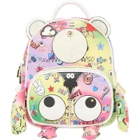 MyMo Pop Mochila 'Eyetheme' amarelo / verde / rosa / preto
