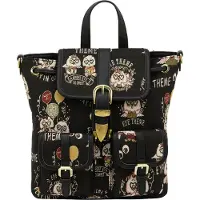 Mymo Mochila 'Pop Eyetheme' amarelo escuro / cáqui / oliveira / preto