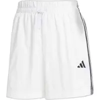 Adidas Calças de desporto 'ESSENTIALS 3-STRIPES LIFESTYLE WOVEN' preto / branco
