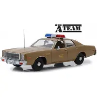 Greenlight Collectibles Carro Réplica 1/18 1977 Plymouth Fury Us Army Police