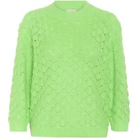 Kaffe Pullover 'KAKani' verde néon