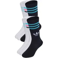 Adidas Meias de Cano Médio 3-Stripes - 6 Pares (Criança)