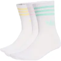 Adidas Originals Meias Crew 3 Stripes 3 Pares