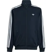 Adidas Originals Casaco em moletão 'Firebird' preto / branco