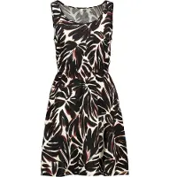ONLY Vestido 'ONLNOVA' vermelho ferrugem / preto / branco