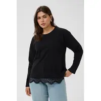KAFFE CURVE Sweatshirt 'KCsophia' preto