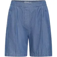Ichi Calças com pregas 'XAURORA' azul ganga