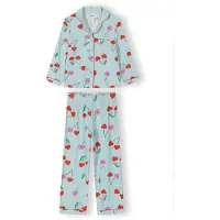 MINOTI Pijama azul claro / verde / eosin / vermelho