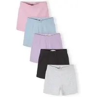 MINOTI Leggings azul claro / cinzento claro / lavanda / rosa claro / preto