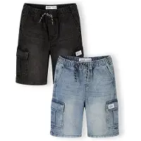 MINOTI Calças azul ganga / preto denim