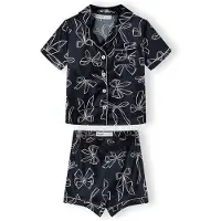 MINOTI Pijama azul escuro / branco