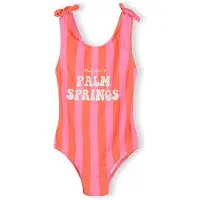 MINOTI Fato de banho coral / rosa / branco lã
