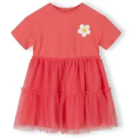 MINOTI Vestido laranja / branco