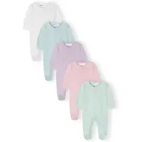 MINOTI Macacão/Body menta / verde claro / lilás / cor-de-rosa / branco