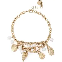 Steve madden Pulseira ouro / branco pérola