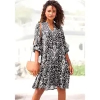 Vivance Vestido preto / branco