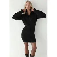 Hiccups for Kids Vestido de malha preto