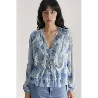 Hiccups for Kids Blusa opal / azul claro / oliveira