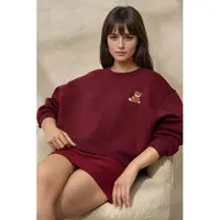 Hiccups for Kids Sweatshirt castanho / vermelho / borgonha / branco