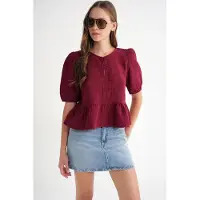 MixRay Blusa borgonha