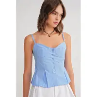MixRay Top azul claro